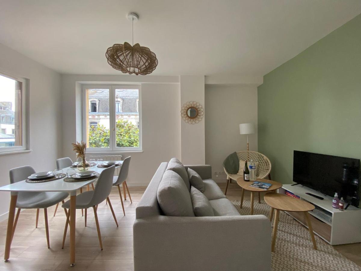 Le Ptit Vert - Wifi - Confort - Entree Autonome - Entre Gare Et Centre Quimper Exterior foto